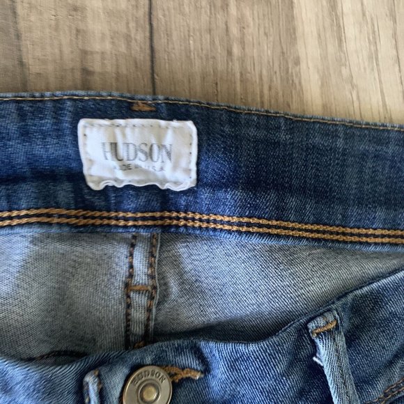 Hudson Women Jeans Nicole Ankle Skinny Size 29 Flap  Button Pockets - Picture 3 of 9